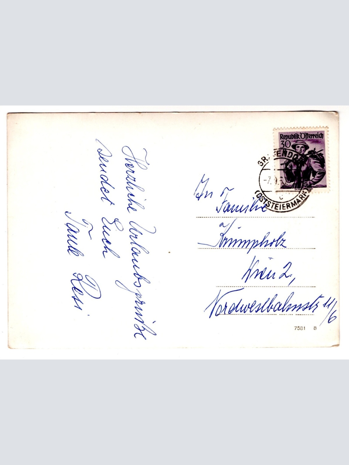 AK, Grafendorf, Steiermark, Ansichtskarte (S6347)