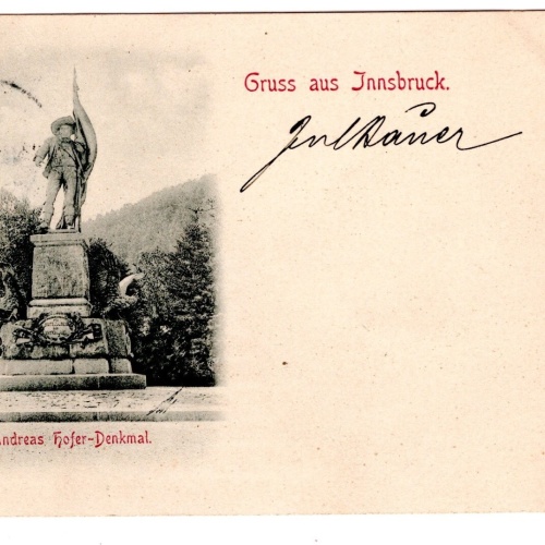 AK, Andreas Hofer Denkmal, Innsbruck, Tirol, Ansichtskarte (S6360)