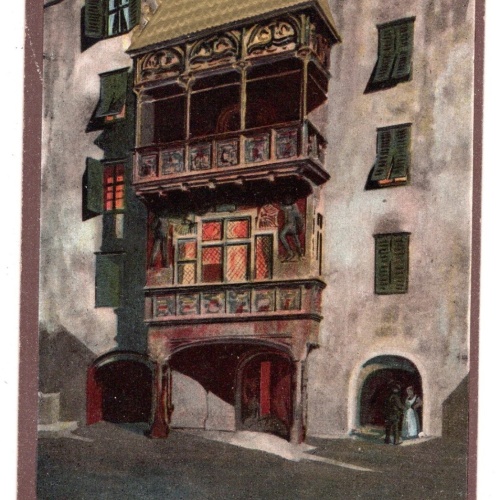 AK, Innsbruck, Goldenes Dachl, Tirol, Ansichtskarte (S6362)