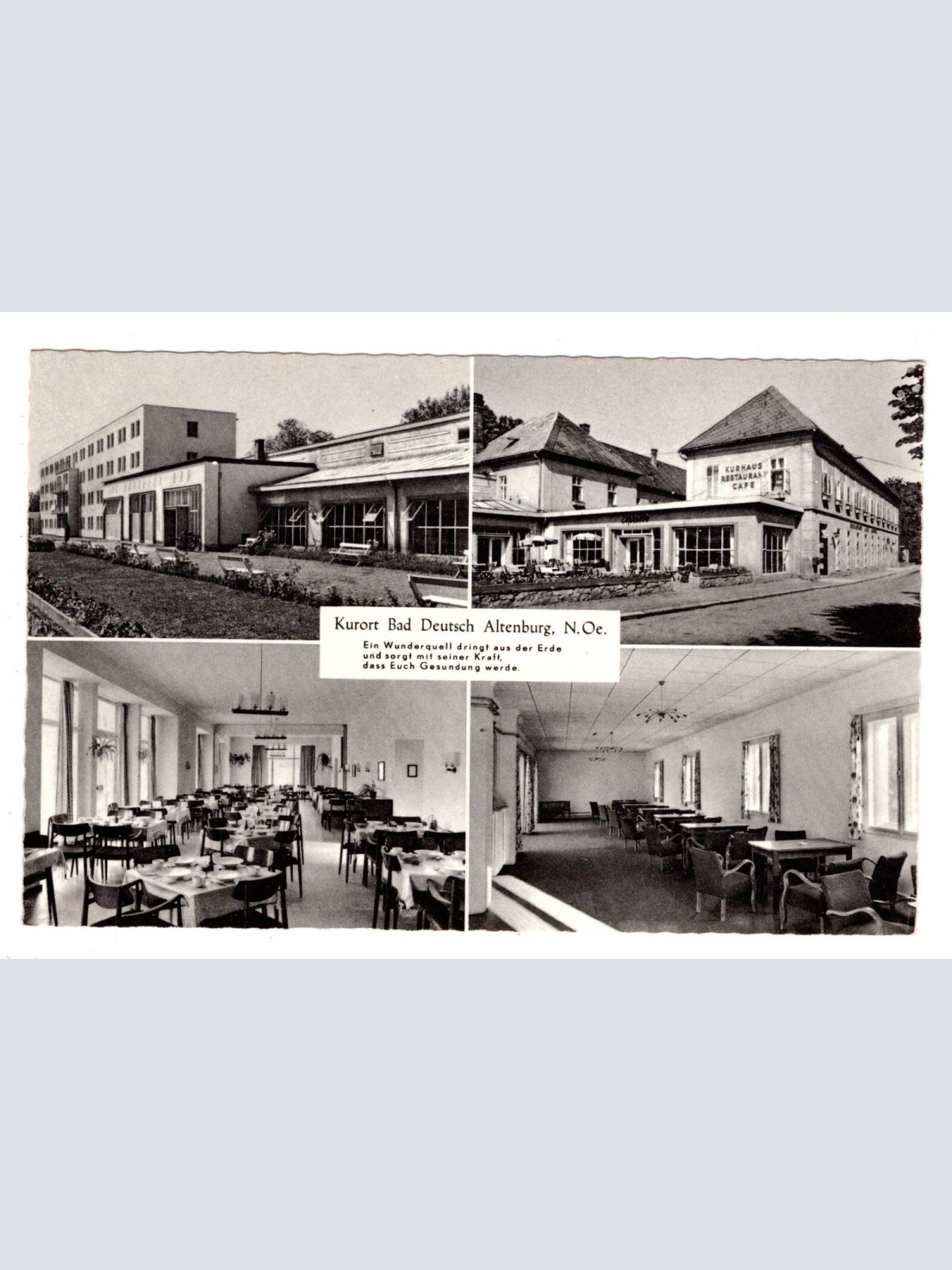 AK, Bad Deutsch Altenburg, Niederösterreich, Ansichtskarte (S6367)