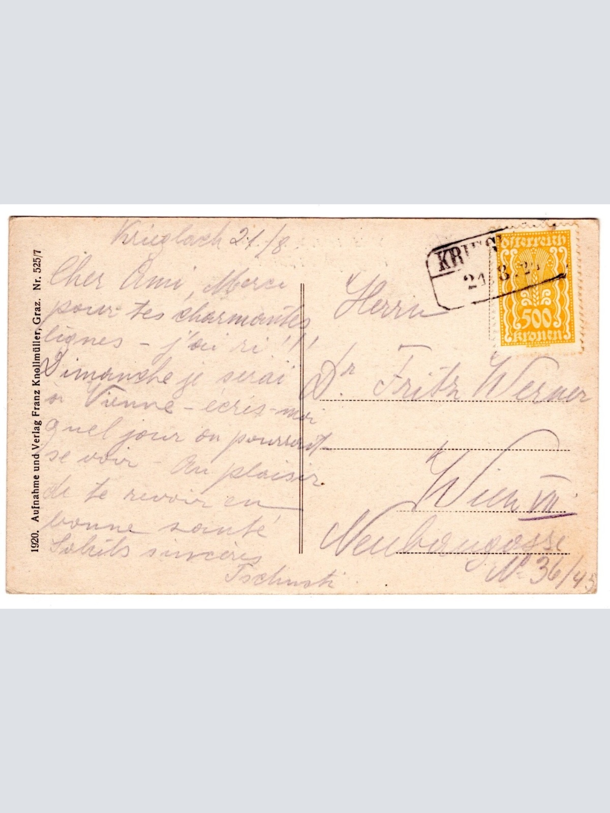 AK, Waldschule, Alpl bei Krieglach, Steiermark, Ansichtskarte (S6370)