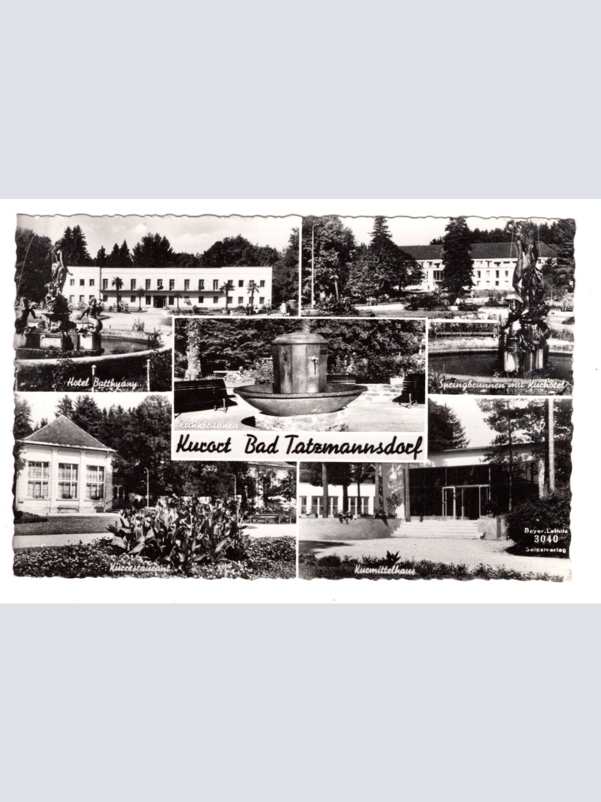 AK, Bad Tatzmannsdorf, Burgenland, Ansichtskarte (S6396)