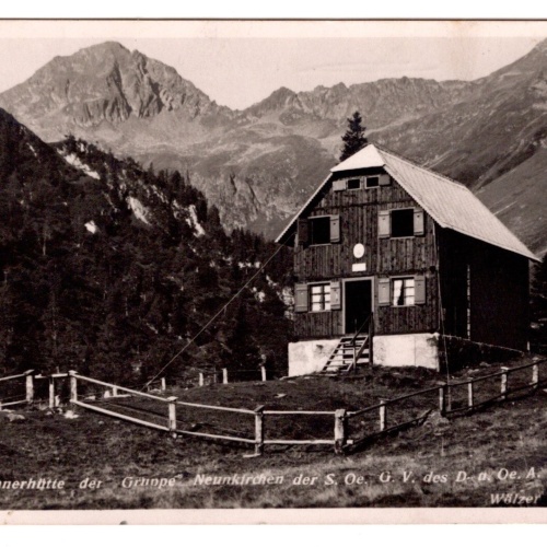 AK, Neunkirchner Hütte, Steiermark, Ansichtskarte (S6397)