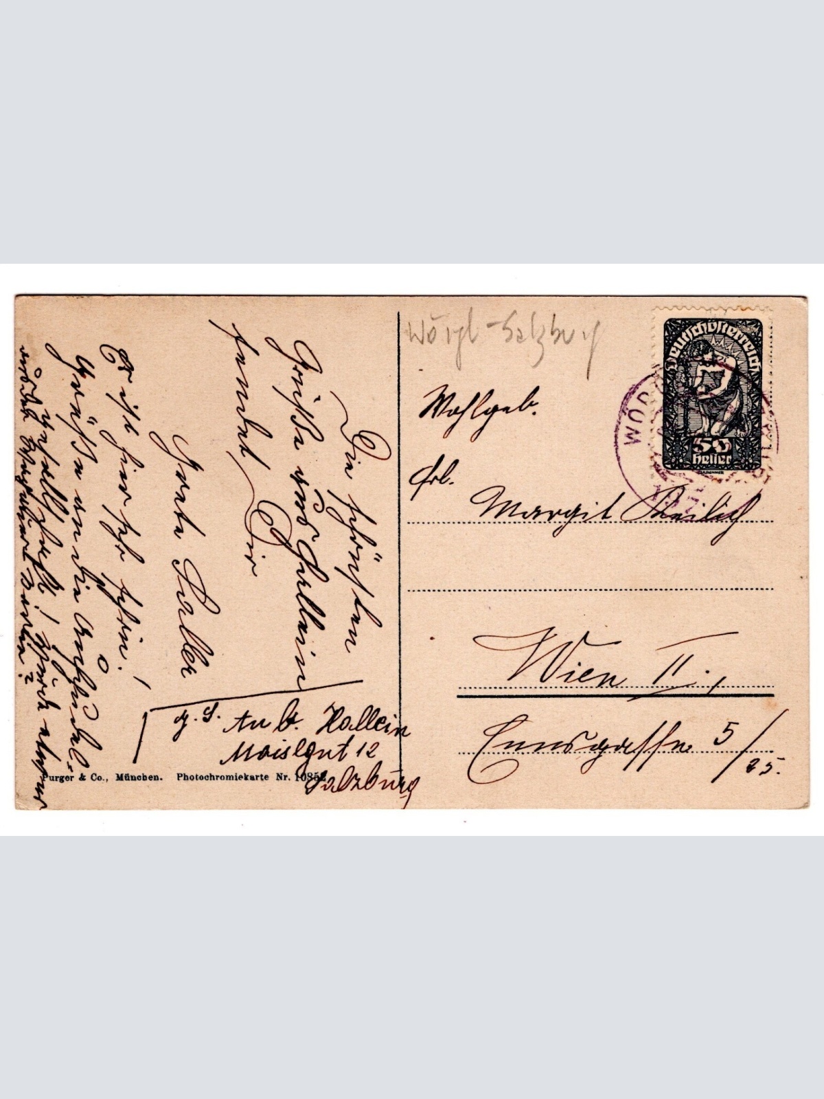 AK, Hallein, Klosterstiege, Salzburg, Ansichtskarte (S6430)