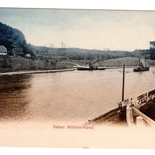 AK, Kaiser Wilhelm-Kanal, Ansichtskarte (S6508)