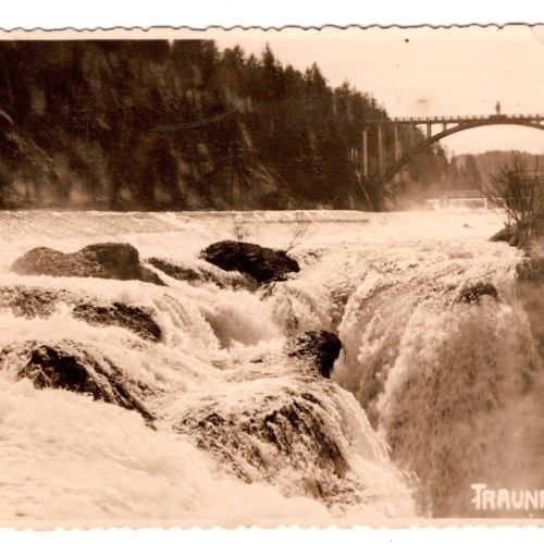 AK, Traunfall, Oberösterreich, Ansichtskarte (S6526)