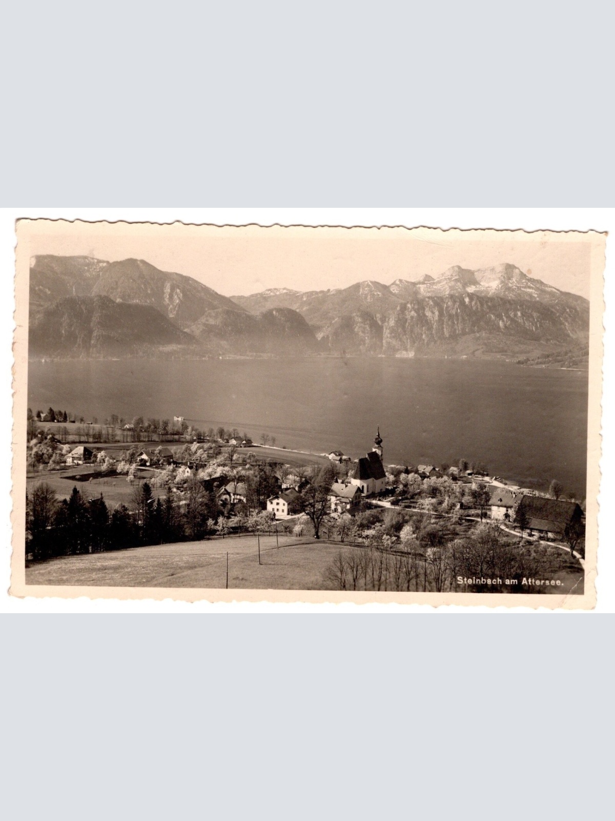 AK, Steinbach am Attersee, Oberösterreich, Ansichtskarte (S6558)