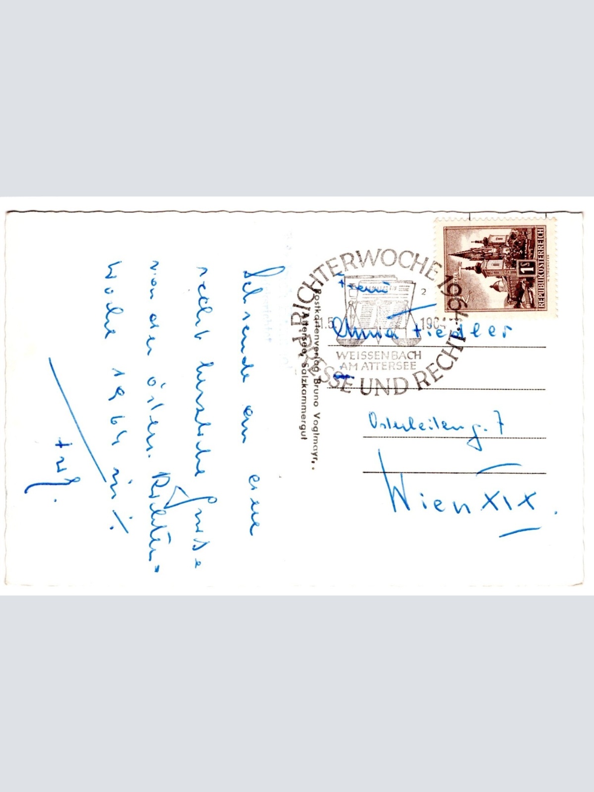 AK, Weissenbach am Attersee, Oberösterreich, Ansichtskarte (S6565)