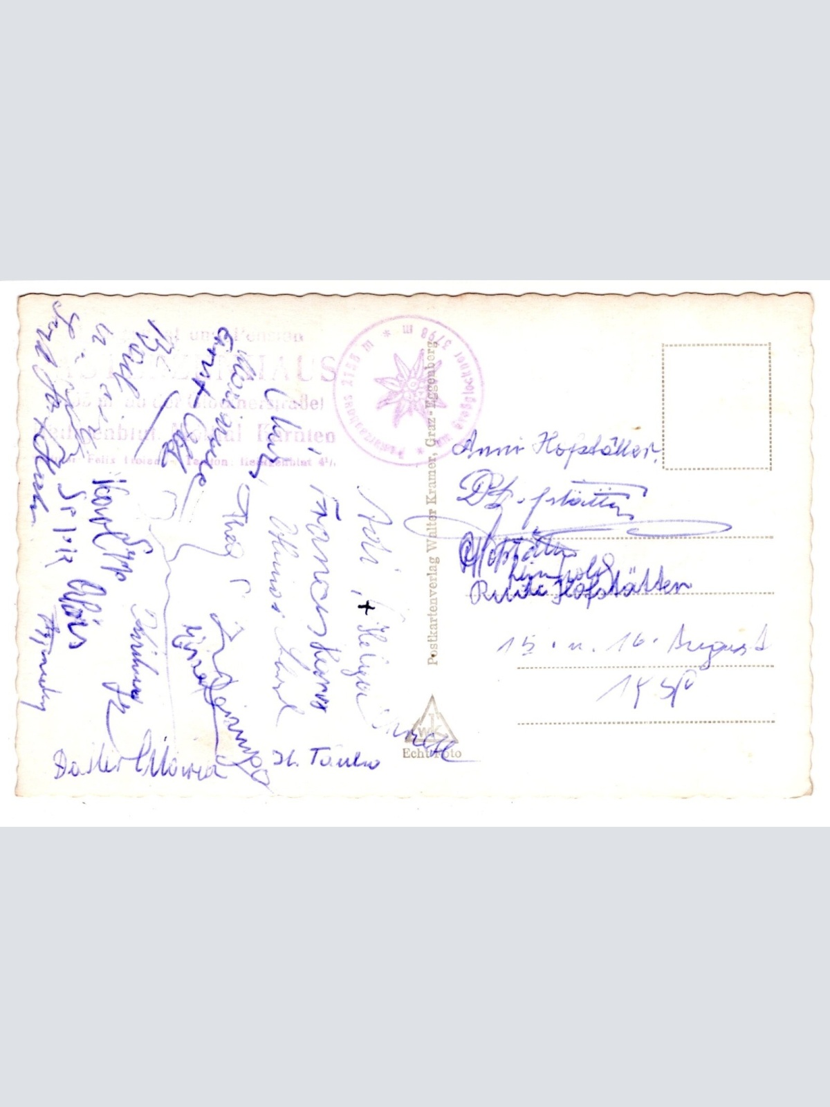 AK, Pasterzenhaus, Kärnten, Ansichtskarte (S6578)