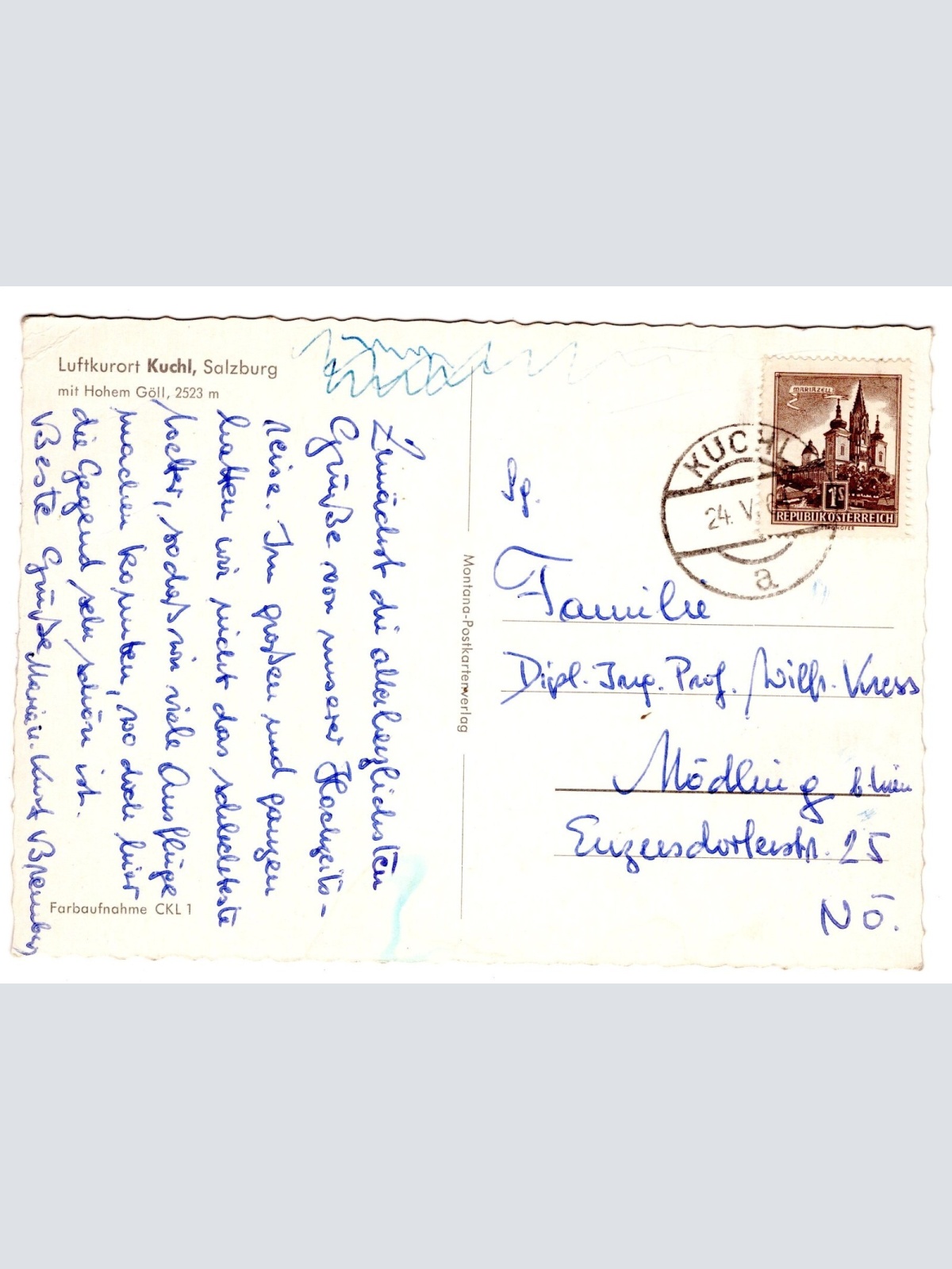 AK, Kuchl, Salzburg, Ansichtskarte (S6581)