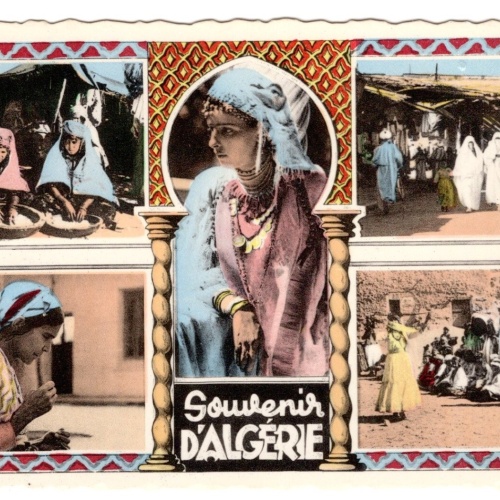 AK, Souvenir d'Algerie, Ansichtskarte (S6598)