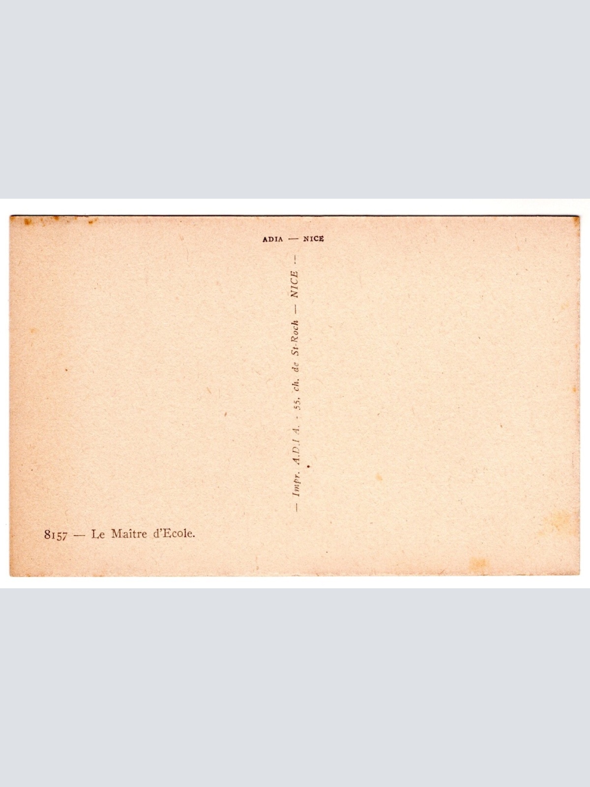 AK, Le Maitre d'Ecole, Ansichtskarte (S6616)