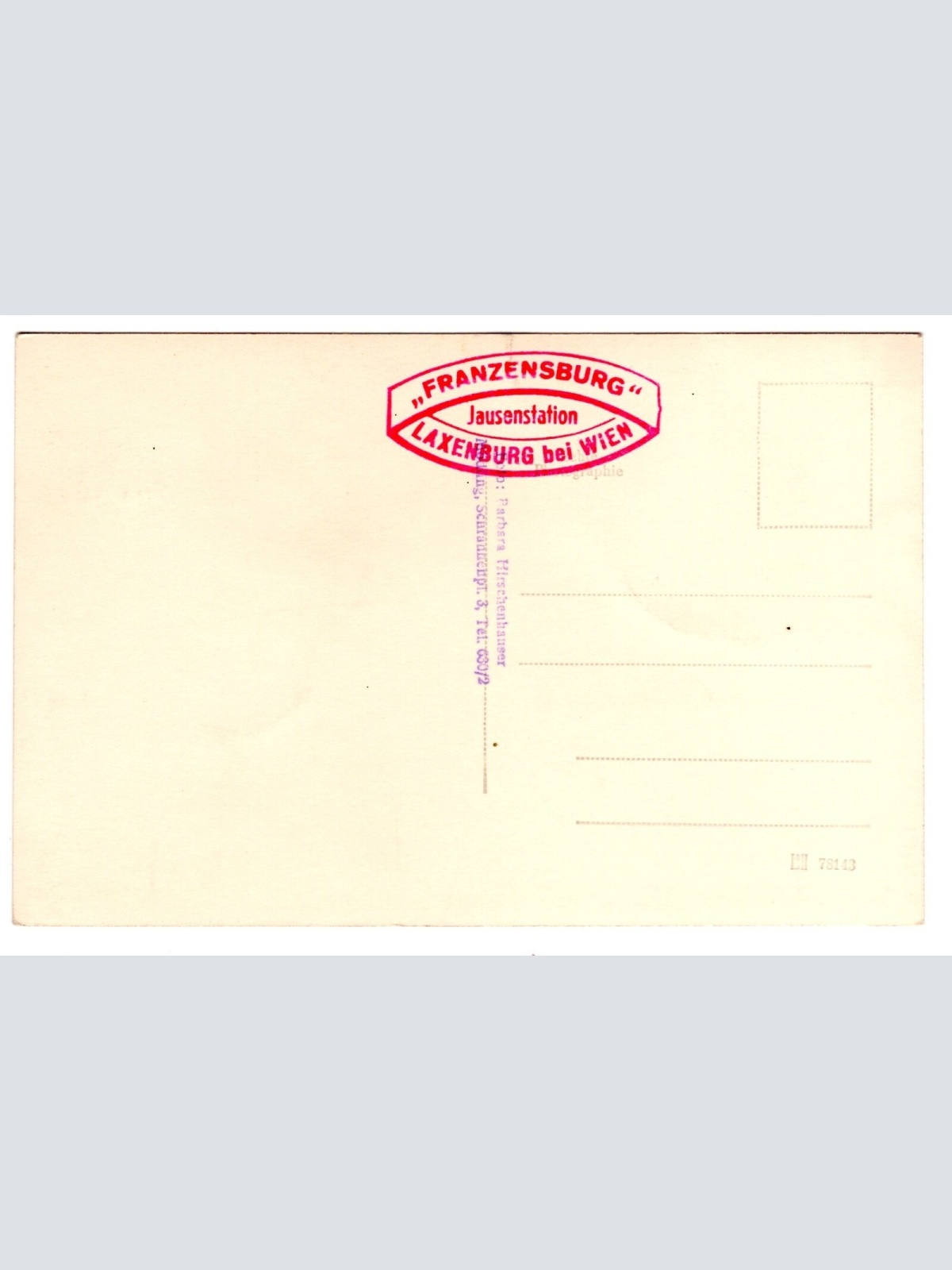 AK, Franzensburg, Laxenburg, Niederösterreich, Ansichtskarte (S6645)