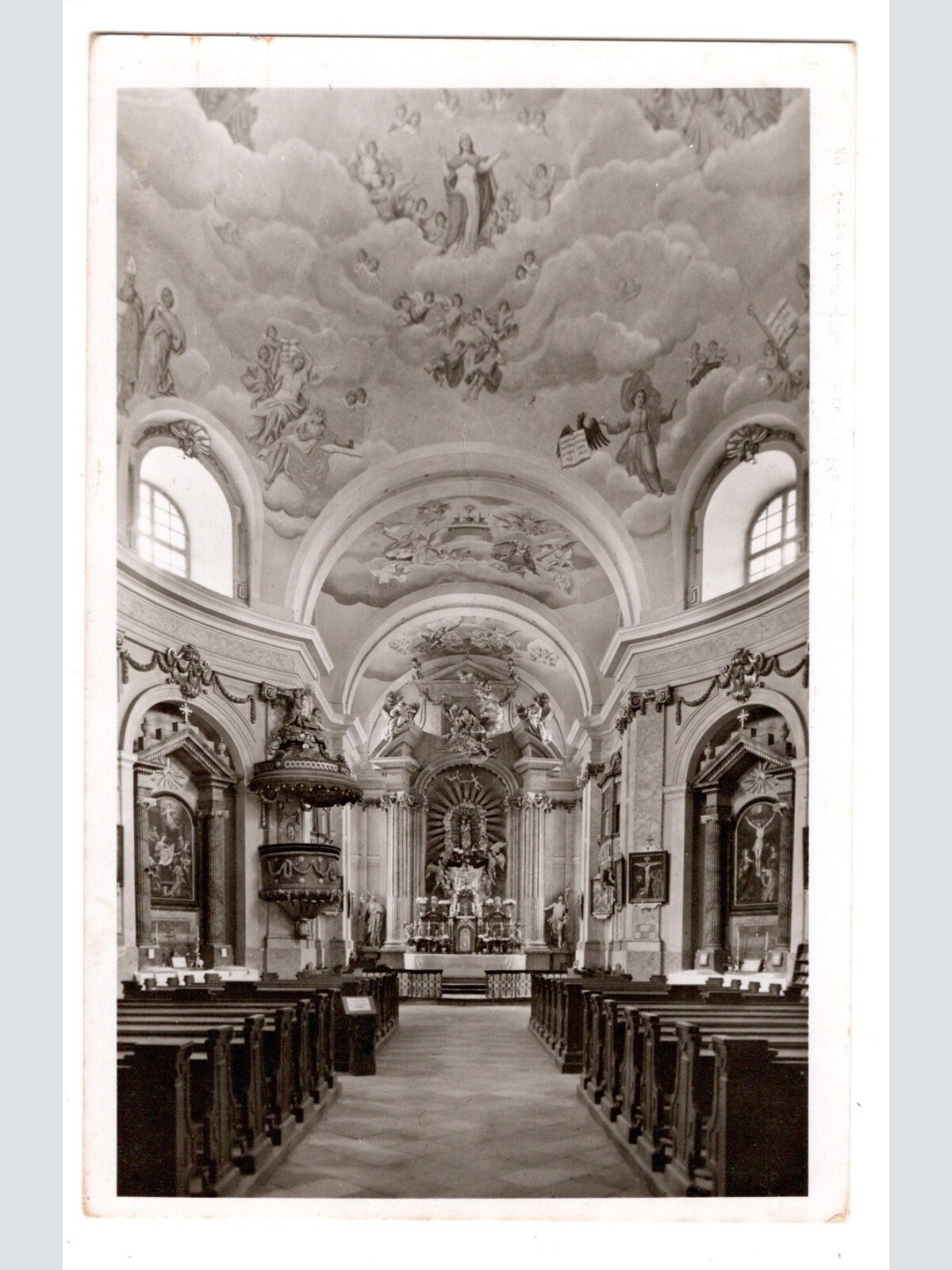 AK, Wallfahrtskirche Hoheneich, Niederösterreich, Ansichtskarte (S6688)