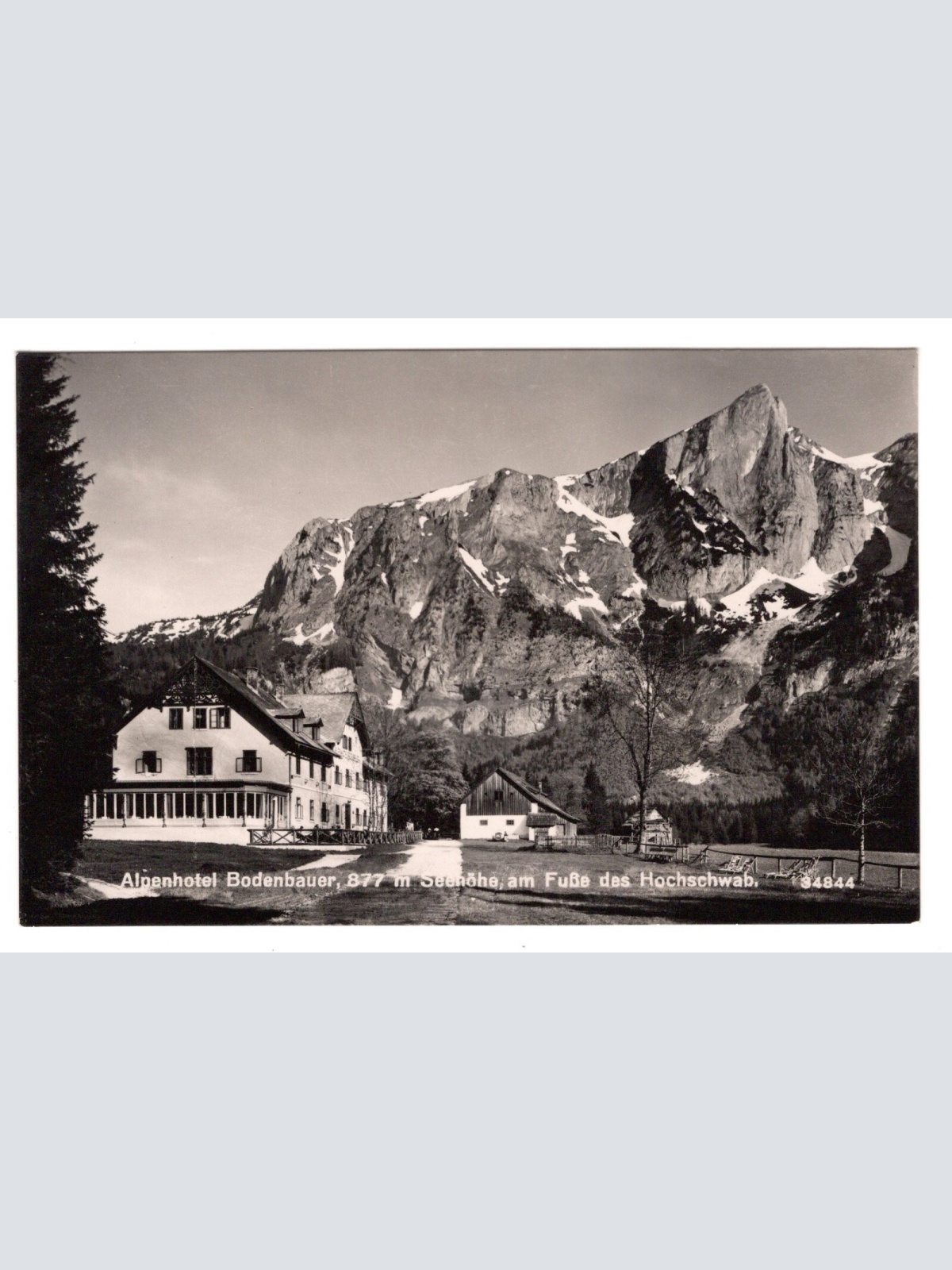 AK, Alpenhotel Bodenbauer, St. Ilgen, Steiermark, Ansichtskarte (S6699)