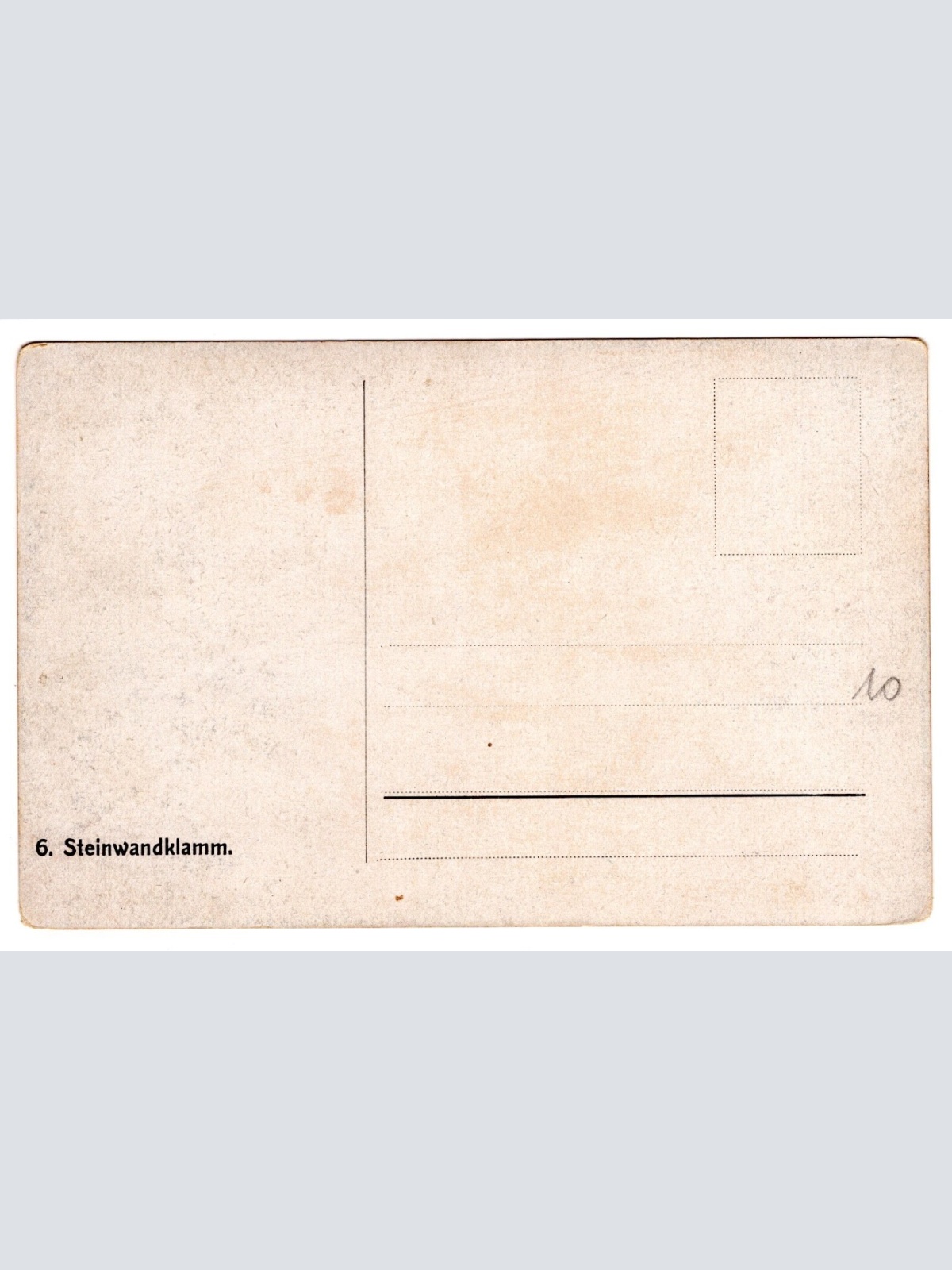 AK, Steinwandklamm, Niederösterreich, Ansichtskarte (S6709)