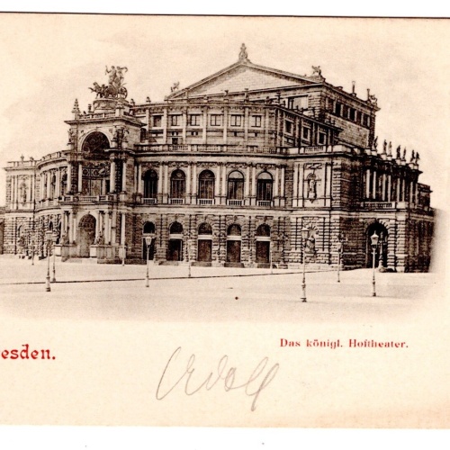 AK, Dresden, Königl. Hoftheater, Sachsen, Ansichtskarte (S6751)