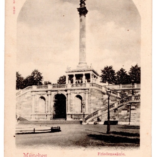 AK, München, Friedenssäule, Bayern, Ansichtskarte (S6786)