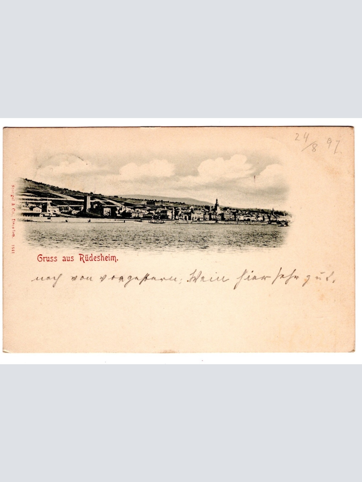 AK, Gruß aus Rüdesheim, Hessen, Ansichtskarte (S6795)