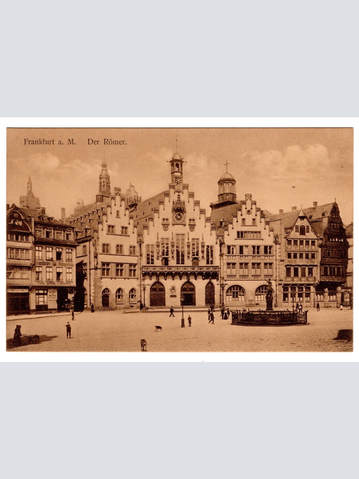 AK, Frankfurt am Main, Der Römer, Hessen, Ansichtskarte (S6797)