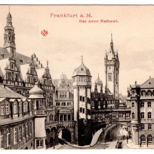 AK, Frankfurt am Main, neue Rathaus, Hessen, Ansichtskarte (S6806)