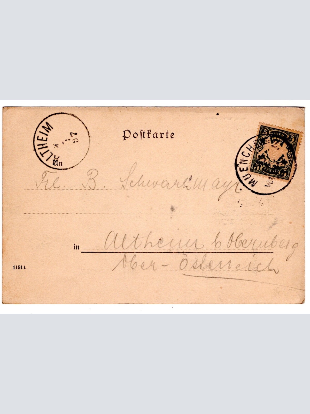 AK, München, Hof- u. Nationaltheater, Bayern, Ansichtskarte (S6838)