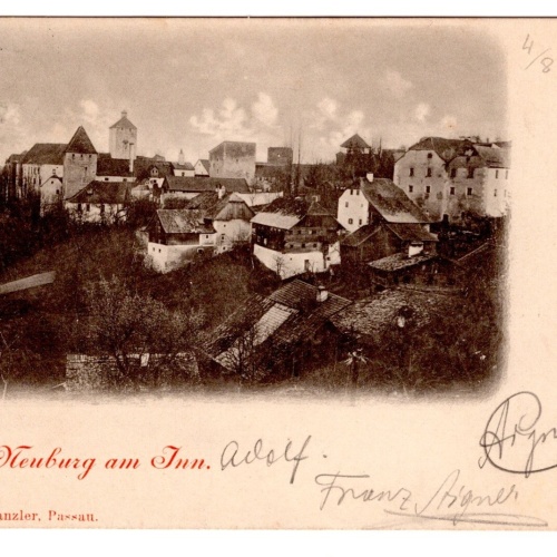 AK, Gruß aus Neuburg am Inn, Bayern, Ansichtskarte (S6844)