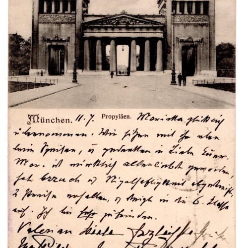 AK, München, Propyläen, Bayern, Ansichtskarte (S6854)