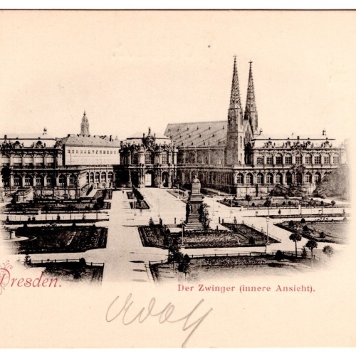 AK, Gruß aus Dresden, Der Zwinger, Sachsen, Ansichtskarte (S6868)