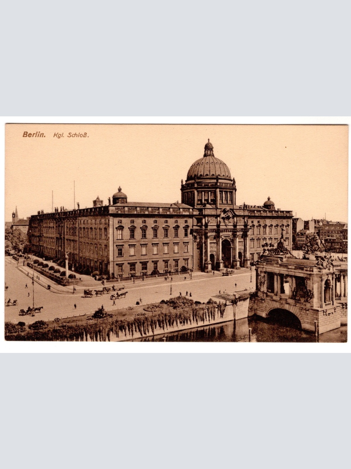 AK, Berlin, Kgl. Schloss, Ansichtskarte (S6873)