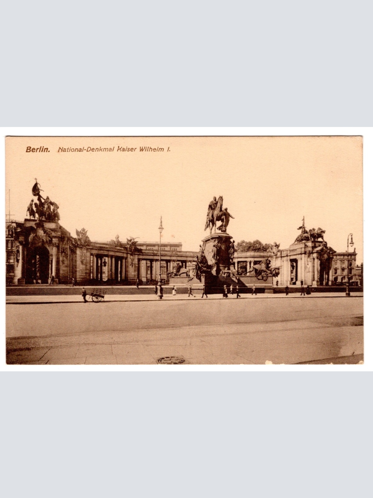 AK, Berlin, National-Denkmal Kaiser Wilhelm I., Ansichtskarte (S6874)