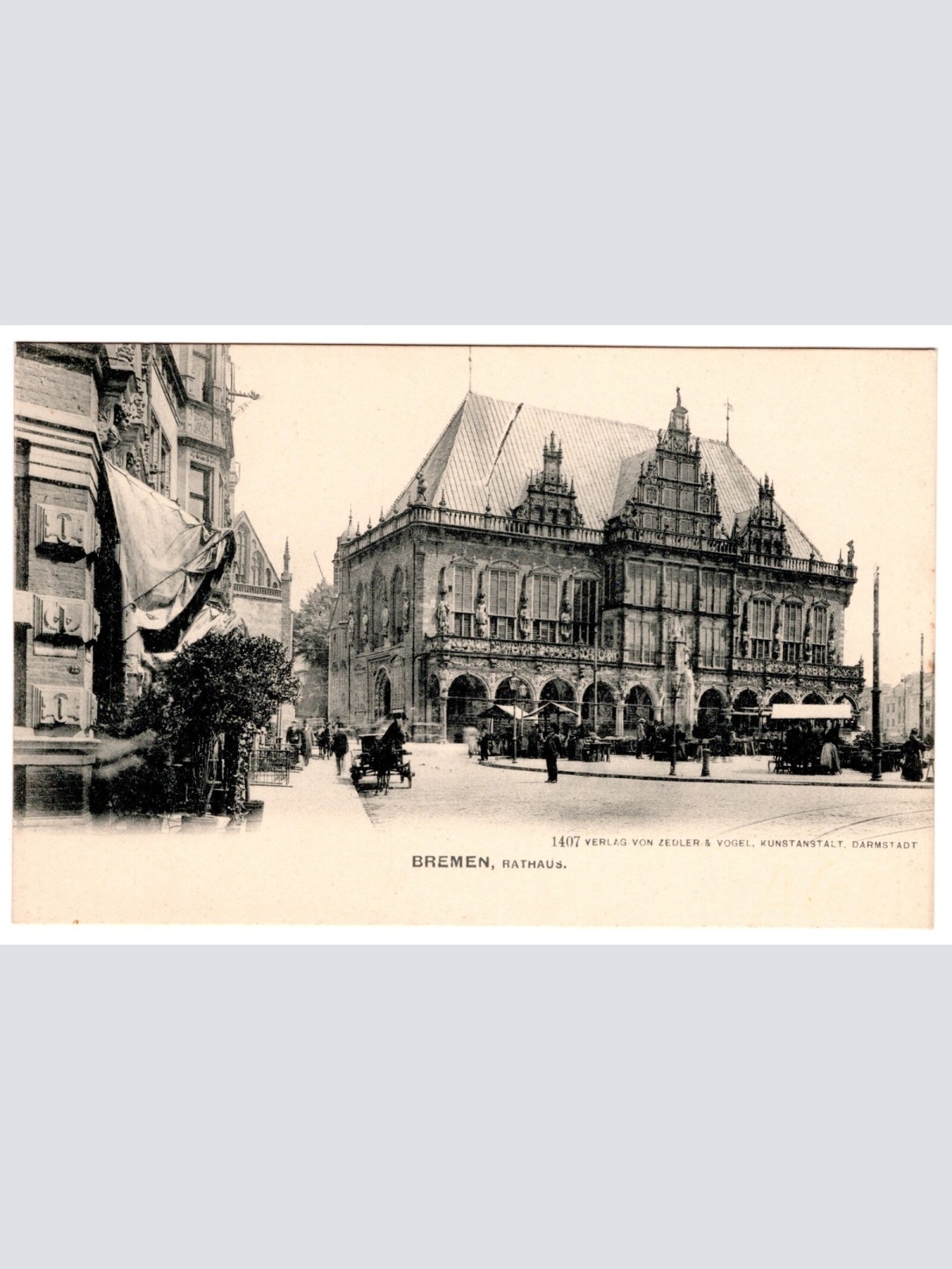 AK, Bremen, Rathaus, Ansichtskarte (S6877)