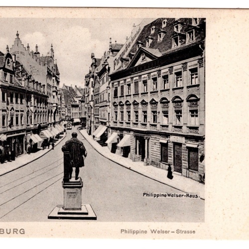 AK, Augsburg, Philippine Welser-Straße, Bayern, Ansichtskarte (S6882)
