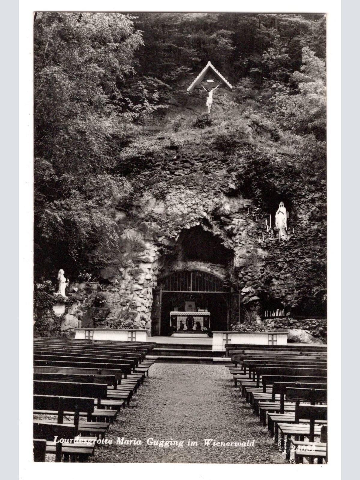 AK, Lourdesgrotte Maria Gugging, Niederösterreich, Ansichtskarte (S6895)