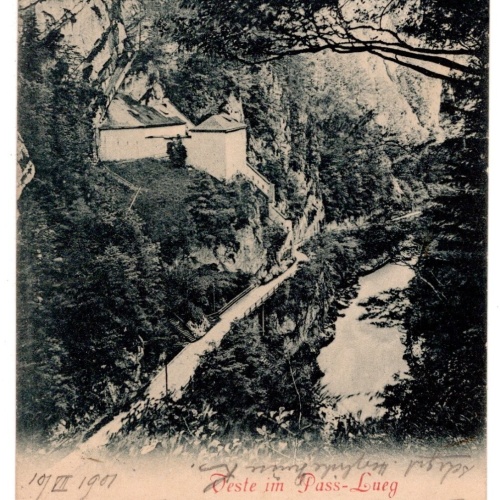 AK, Teste im Pass Lueg, Salzburg, Ansichtskarte (S6944)