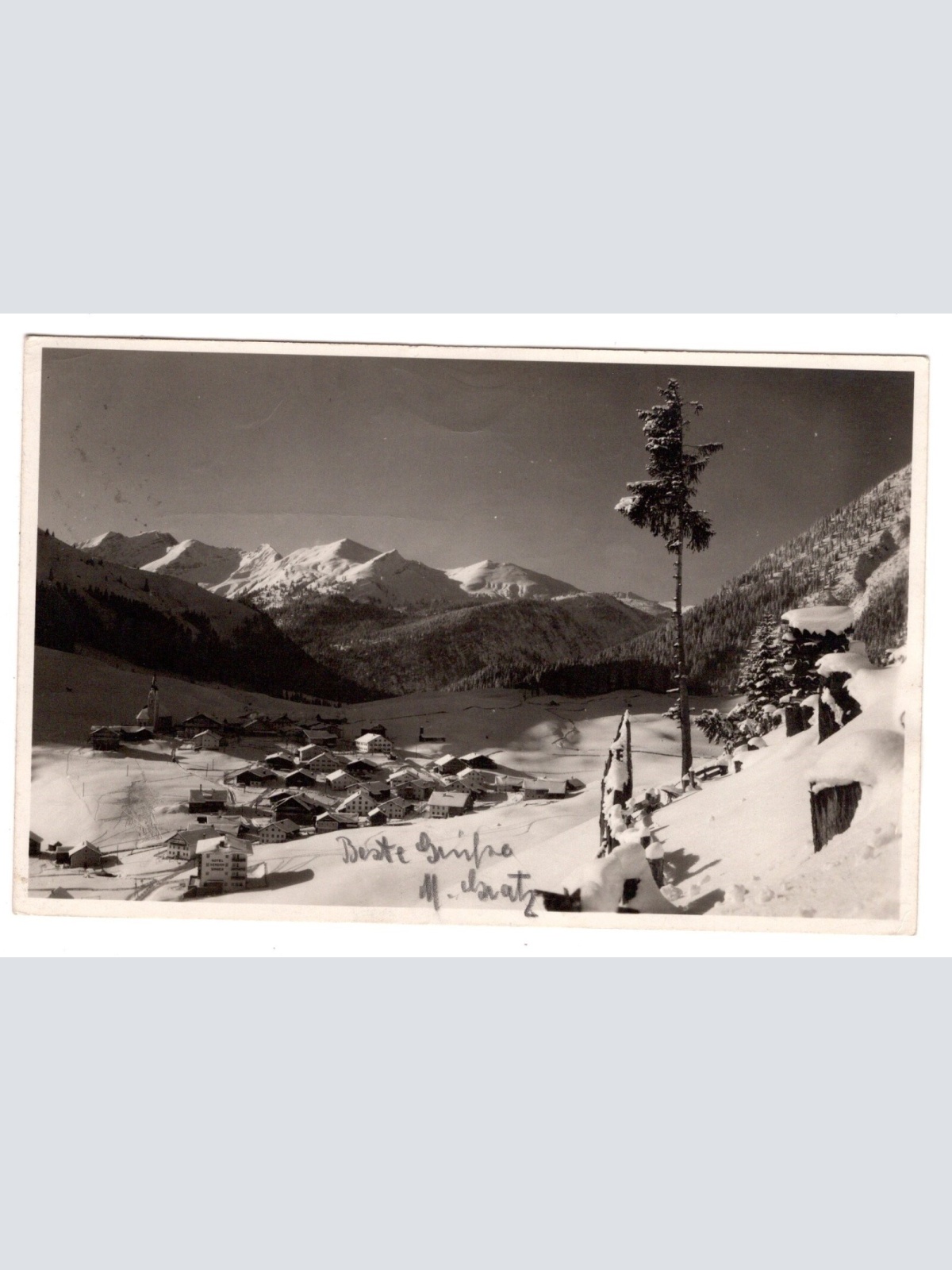 AK, Berwang in Tirol, Ansichtskarte (S6964)