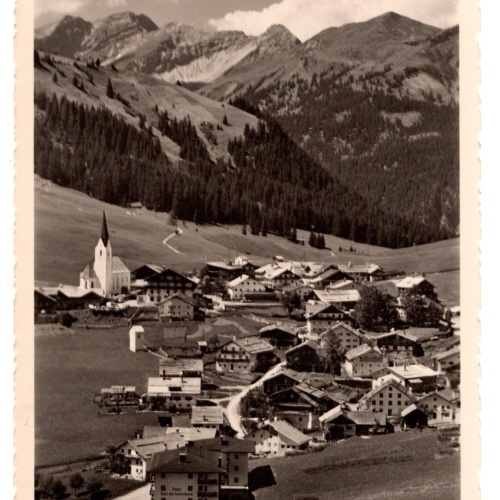 AK, Berwang in Tirol, mit Lechtaler Alpen, Ansichtskarte (S6971)