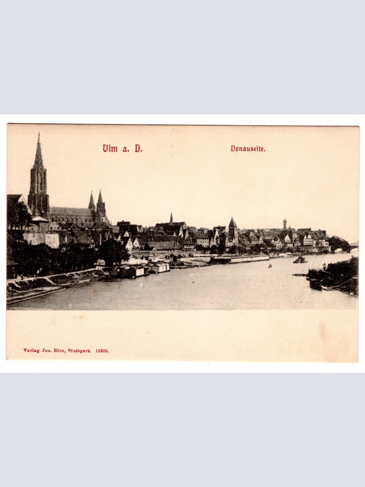 AK, Ulm an der Donau, Baden-Württemberg, Ansichtskarte (S6973)