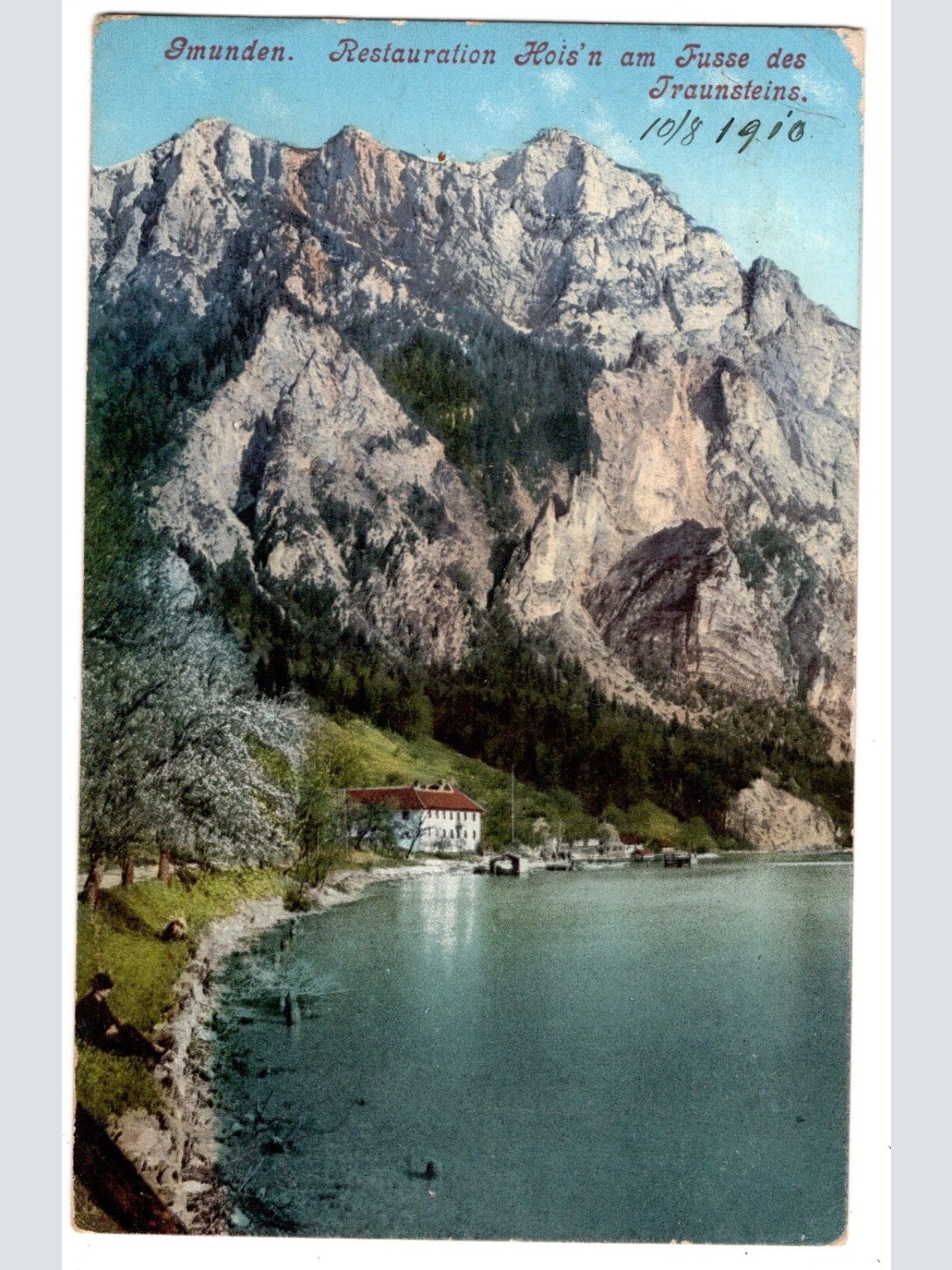 AK, Gmunden, Restauration Hoisn, Oberösterreich, Ansichtskarte (S6990)