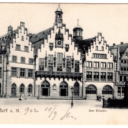 AK, Frankfurt am Main, der Römer, Hessen, Ansichtskarte (S7029)