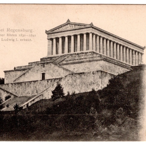 AK, Walhalla bei Regensburg, Bayern, Ansichtskarte (S7033)