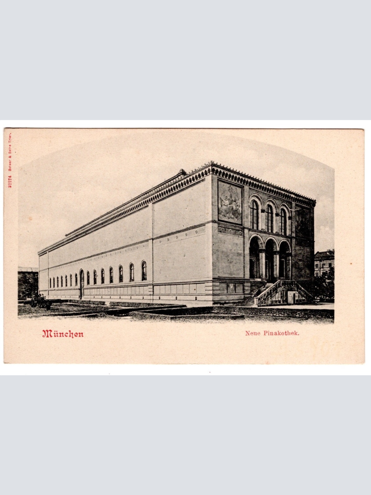 AK, München, neue Pinakothek, Bayern, Ansichtskarte (S7049)