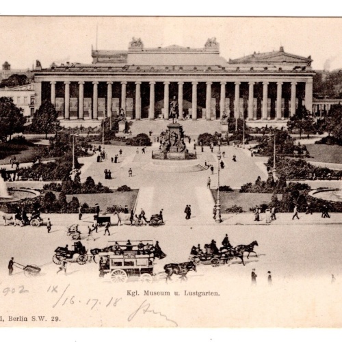 AK, Berlin, Kgl. Museum u. Lustgarten, Ansichtskarte (S7051)
