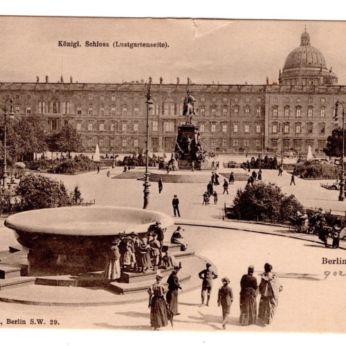 AK, Berlin, Königl. Schloss, Lustgartenseite, Ansichtskarte (S7052)