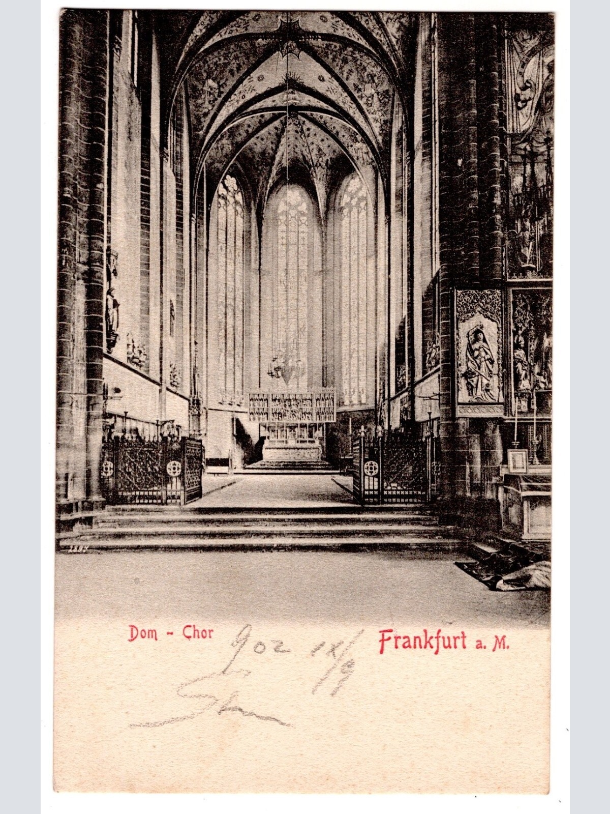 AK, Frankfurt am Main, Dom - Chor, Hessen, Ansichtskarte (S7092)
