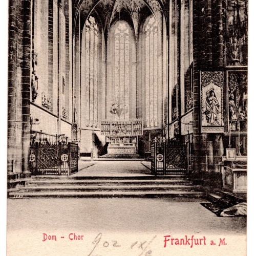 AK, Frankfurt am Main, Dom - Chor, Hessen, Ansichtskarte (S7092)
