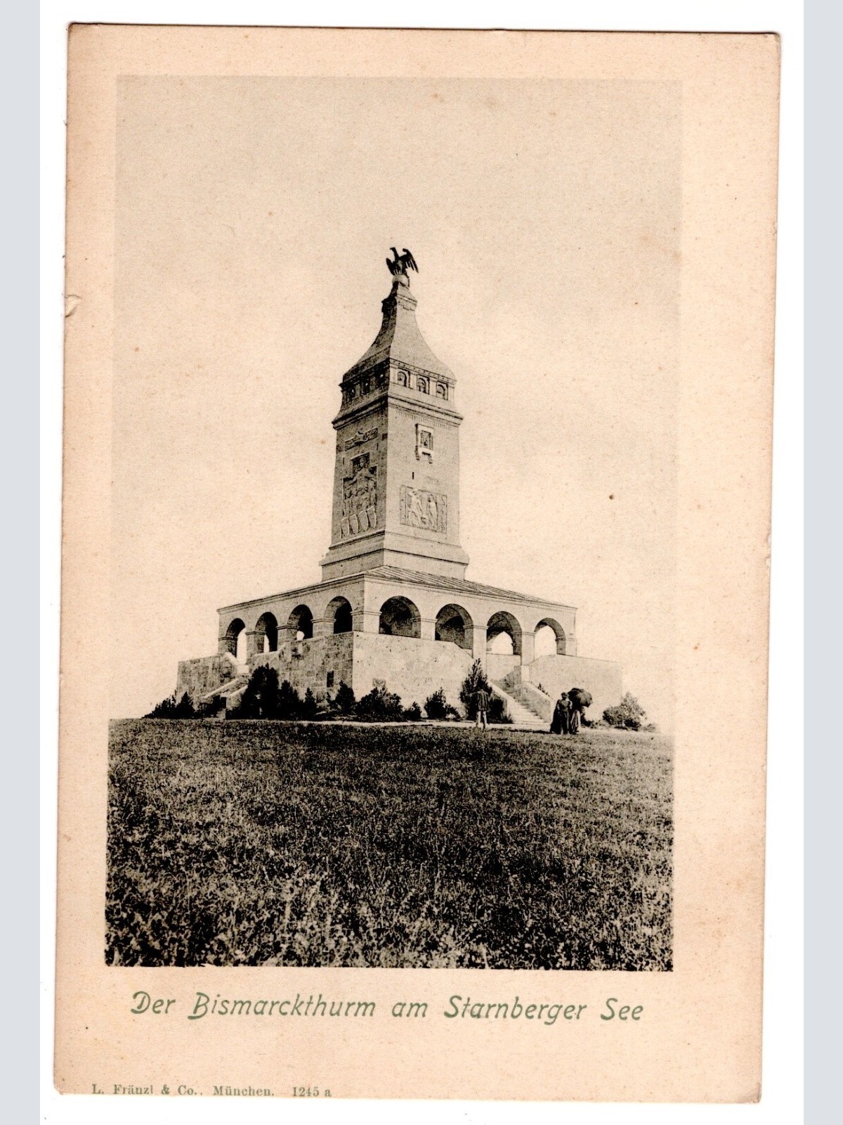 AK, Der Bismarckthurm am Starnberger See, Bayern, Ansichtskarte (S7093)