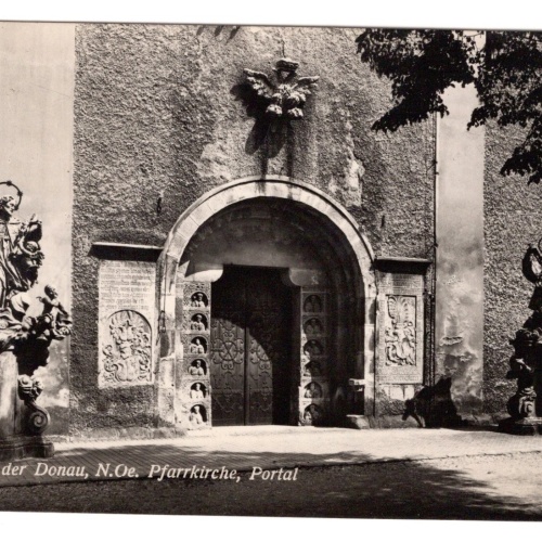 AK, Tulln an der Donau, Pfarrkirche, Niederösterreich, Ansichtskarte (S7106)