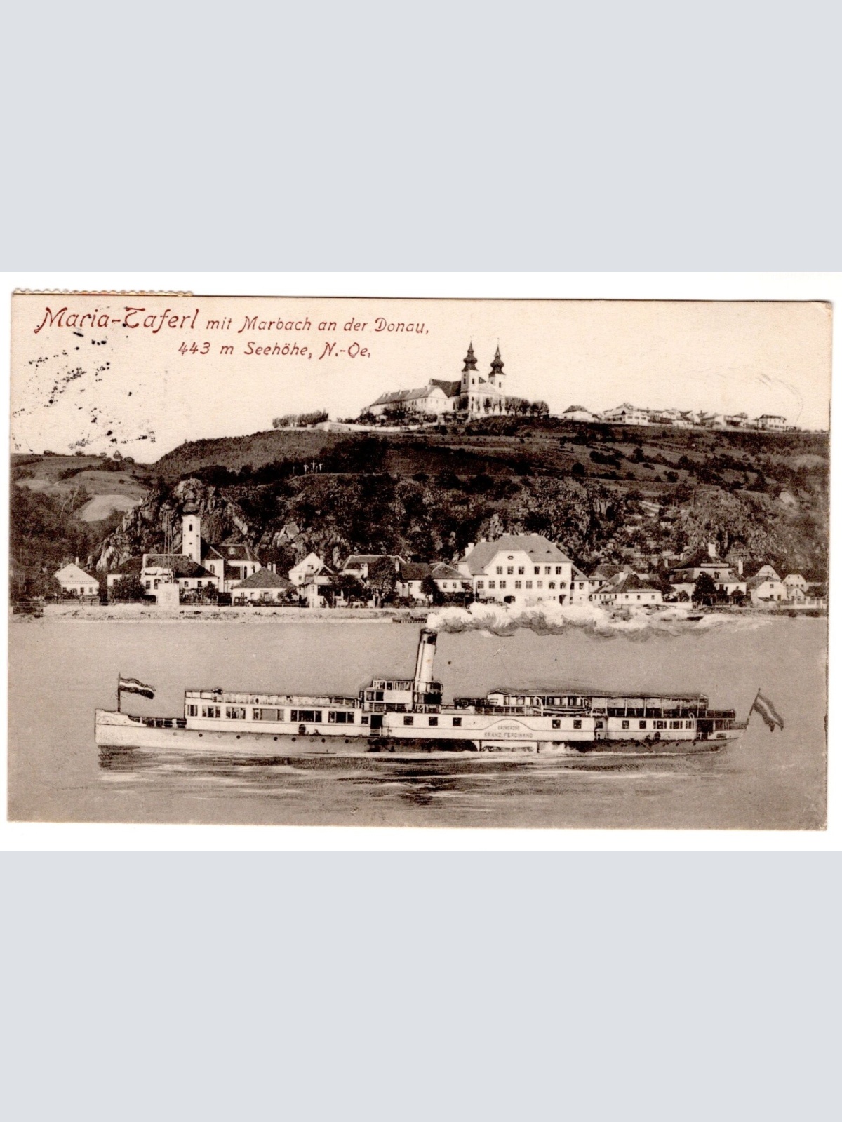 AK, Maria-Taferl mit Marbach, Niederösterreich, Ansichtskarte (S7126)