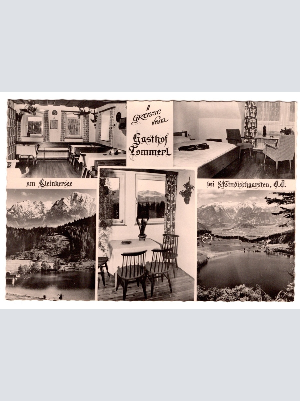 AK, Grüße vom Gasthof Tommerl, Oberösterreich, Ansichtskarte (S7133)